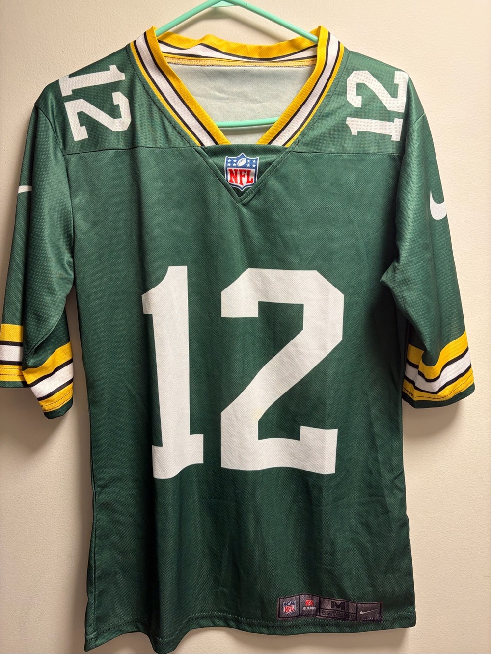Nike NFL Jersey Green Bay Packers Aaron Rogers #12 Green Adult Size M
